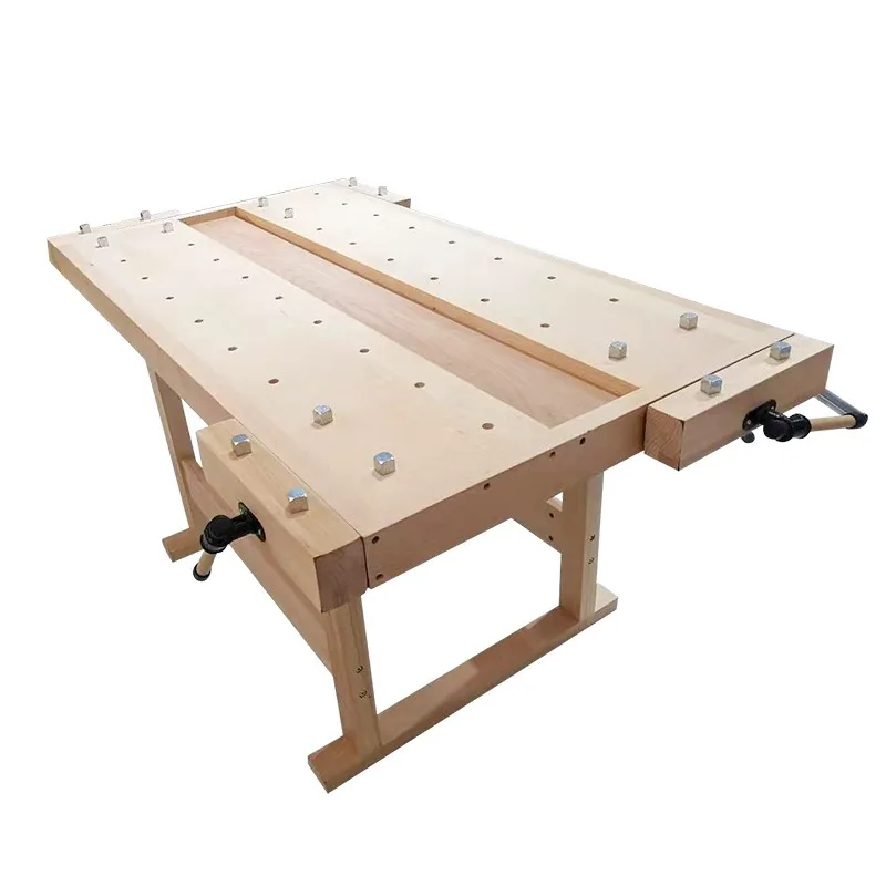 

Beech woodworking table, fitter table, mold table