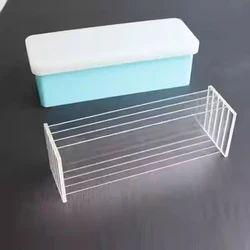 Silicone Rubber Mould, Rendering Mold, Partition for DIY, Handmade Soap Making Supplies Kits, Tools with Lids