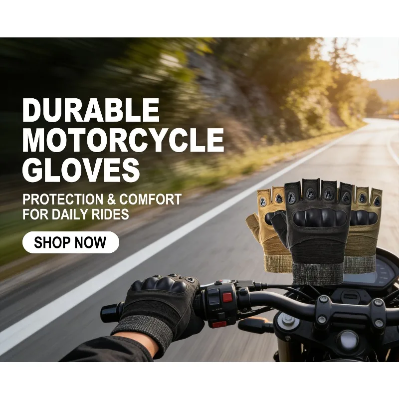 

Мужские тактические перчатки без пальцев, нескользящие, износостойкие, для активного отдыха, езды на велосипеде, мотоцикле, пеших прогулок, фитнеса