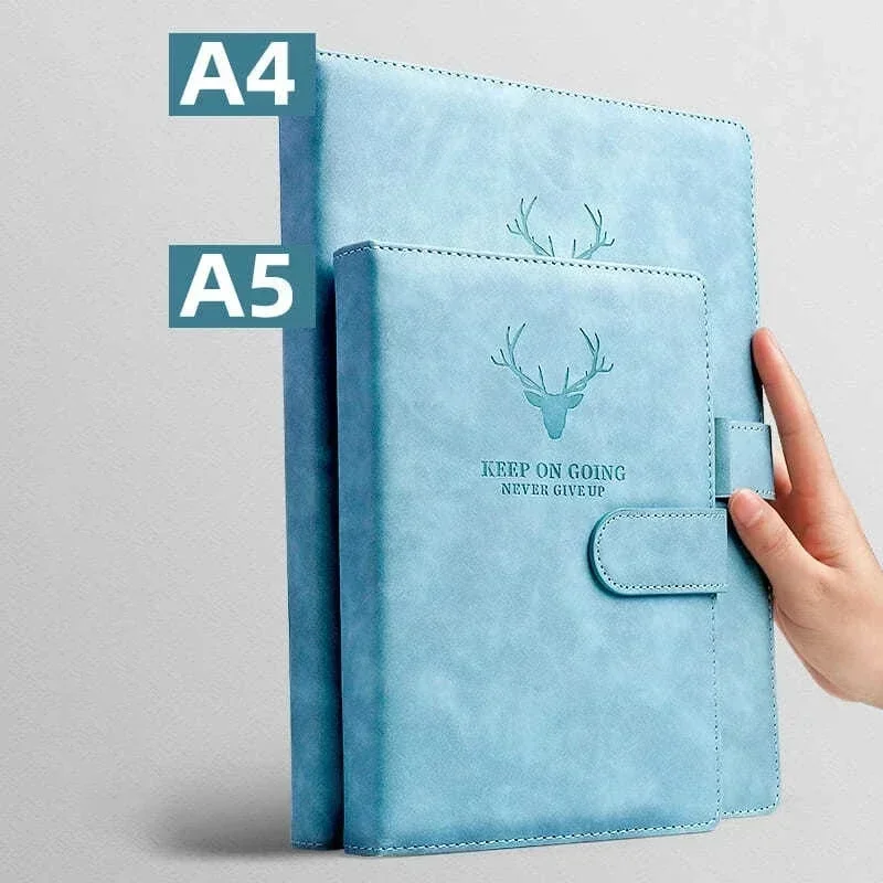 

Thickened Notebook Business Soft Office Meeting Diary Notepad Book Ultra-thick Record Students Leather Work Sketchbook