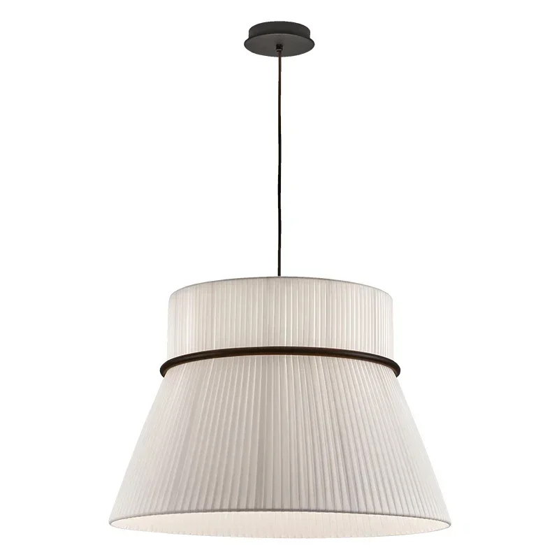 

French Cream Style Restaurant Ceiling Nordic Simple Homestay Clothing Store White Island Platform Designer Bar Decoration Light