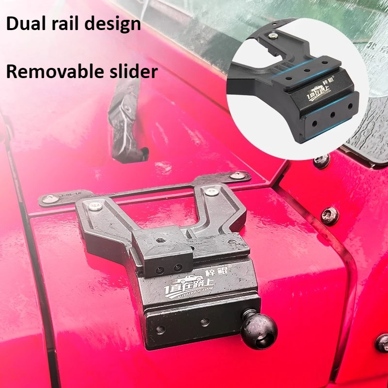 For BJ40 A-pillar expansion spotlight quick release bracket non-destructive modification of extended range hood LED light stand