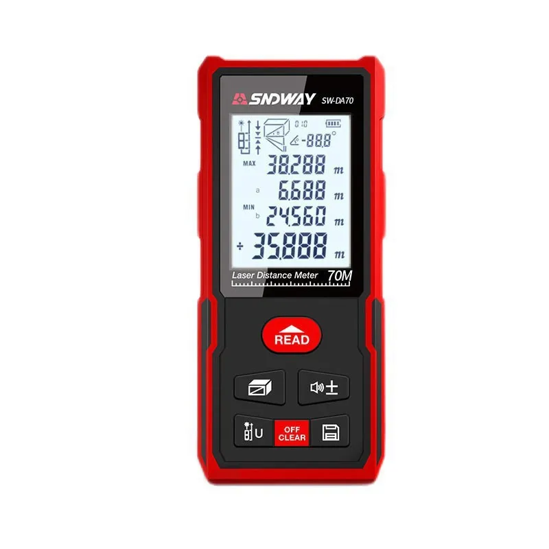 

SW-DA50/DA70/DA100 Laser Distance Meter 50m 70m Rangefinder Digital Range Finder Trena Roulette Ruler Distance Measuring Tape
