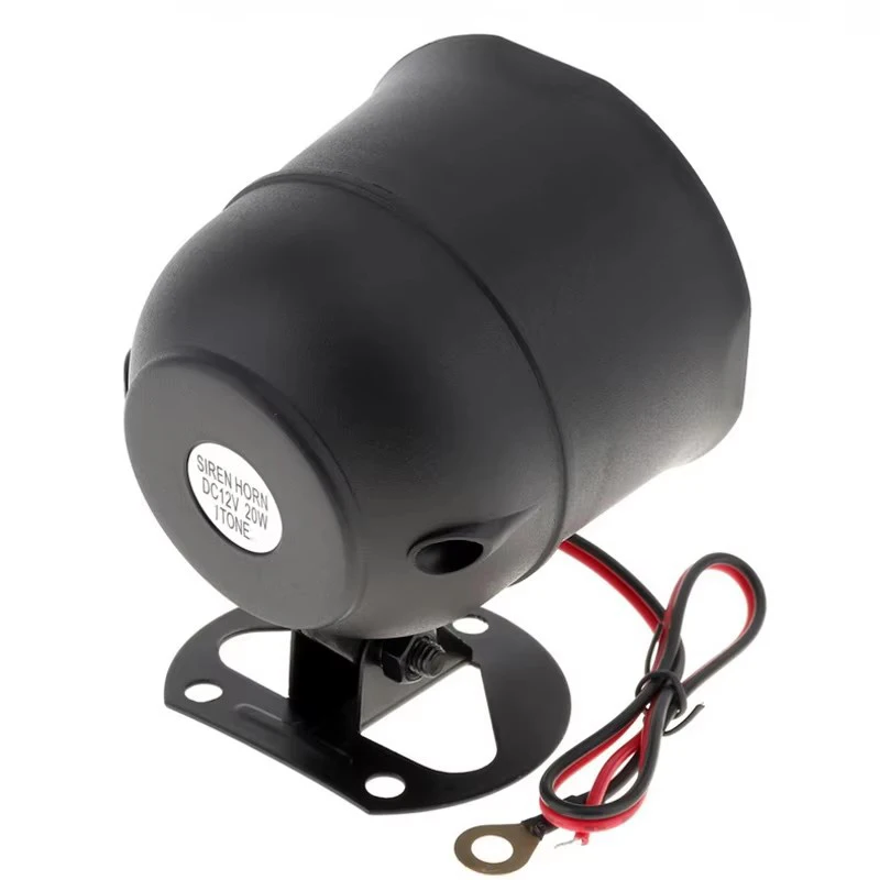 2022 جديد 12 فولت العالمي صفارة إنذار إلكترونية بصوت عال سيارة جهاز إنذار للتحذير الشرطة النار بوق الإنذار اكسسوارات السيارات efburg