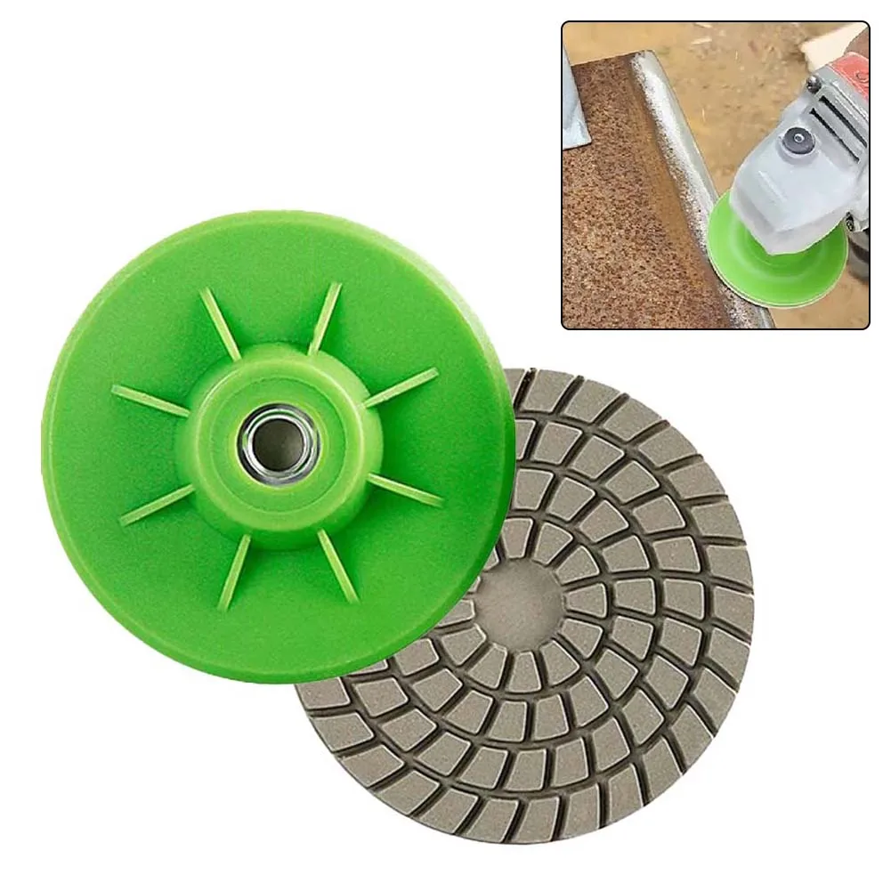 

2pcs 80mm Grinding Wheel Polishing Pad Wet Dry Sanding Disc For Tile Marble Granite Trimming Abrasive Tools
