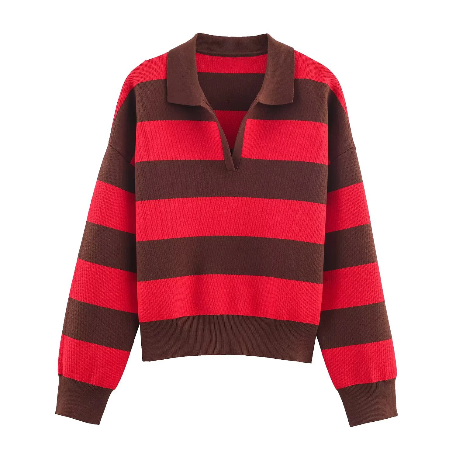 Thumbnail 2 - #61 Latest Striped Knit Sweaters Offers