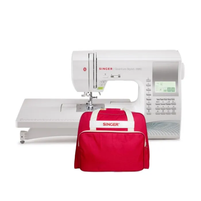 Máquina de Coser Singer 9960 Quantum Stylist + Bolso de Regalo
