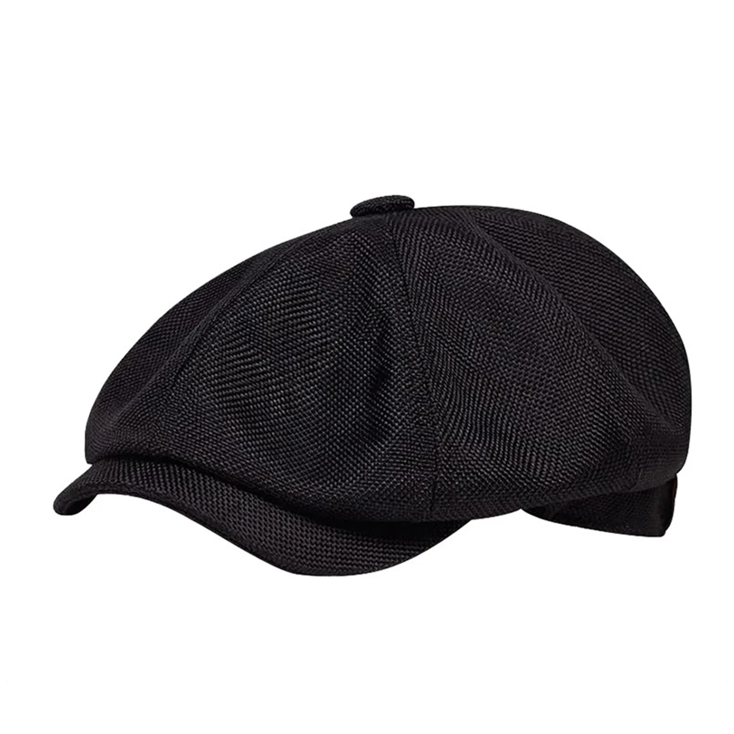 Vintage Unisex Beret, Octagonal Newsboy Cap, Large Painter Hat, British Peaky Blinders Flat Cap