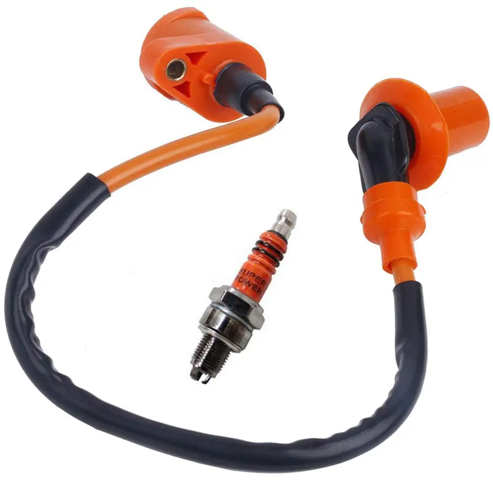 Bobina de encendido de carreras de alto rendimiento, bujía de electrodo CDI de 6 pines y 3 para piezas de patinete ciclomotor ATV GY6 50Cc 150Cc 125Cc