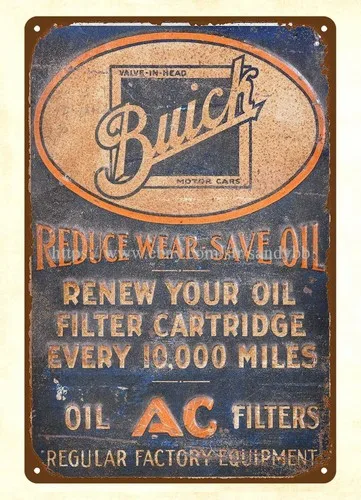Oil Filters metal tin sign dorm room wall lodge cafe