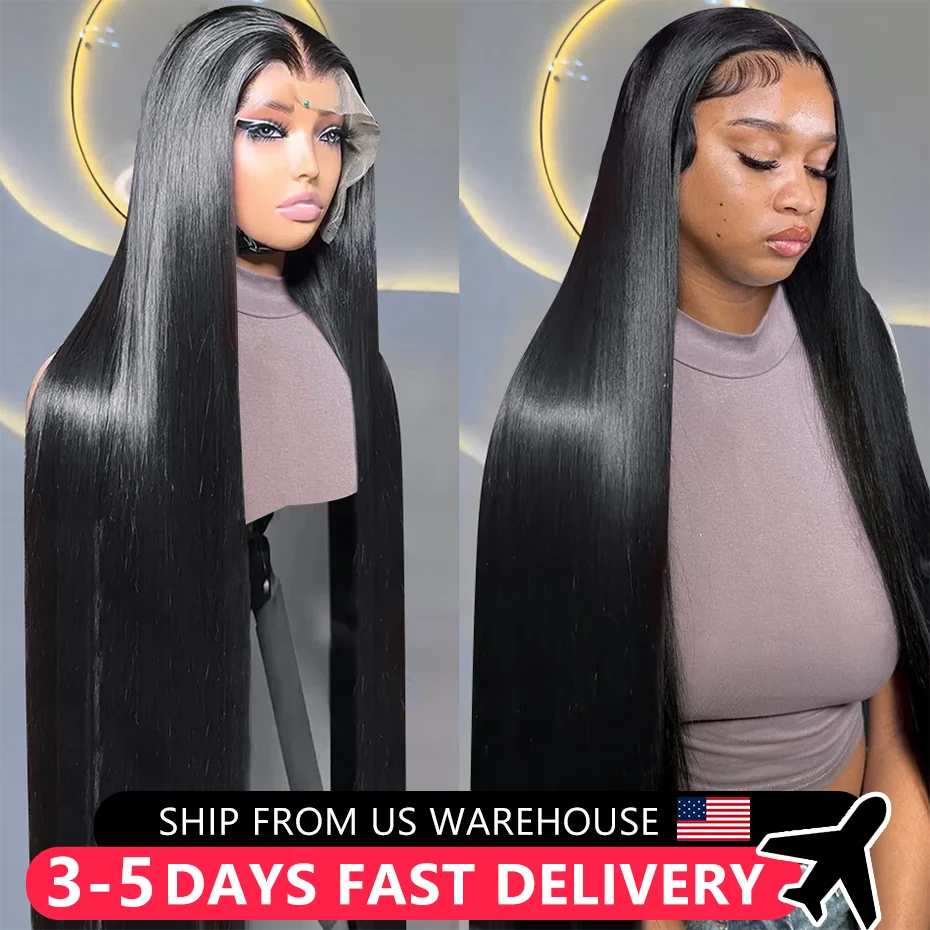 Wigs Straight Human Hair Wigs 13x4 13x6 Lace Frontal Wig Remy HD Lace Front Wig Pre Plucked Indian Remy Hair Lace Closure Wig