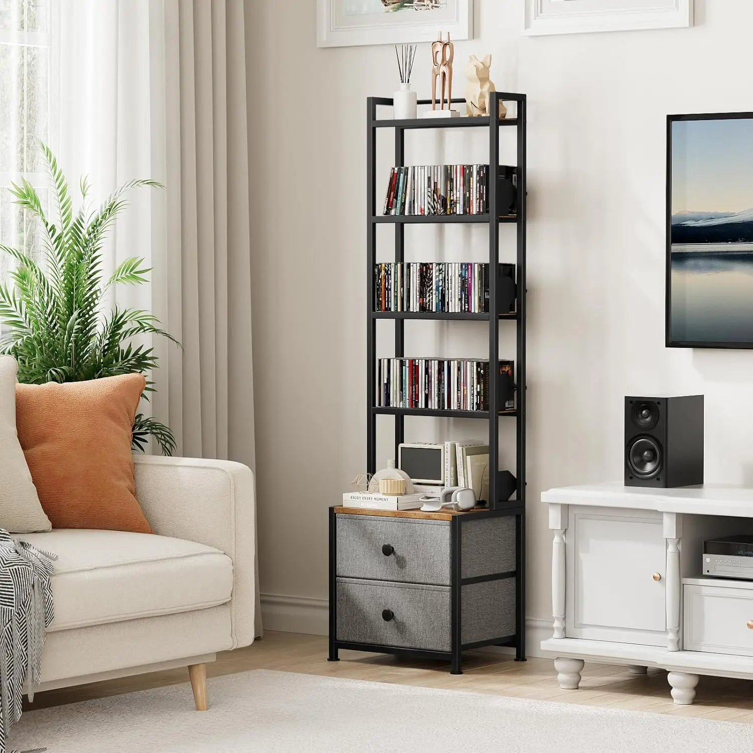 Cd Storage Rack Wit… - image