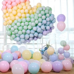 100pcs 5Inch Round Balloons Matte Macaron Latex Air Globos Pastel Ball Wedding Birthday Party Baby Shower Decorations Kids Toys