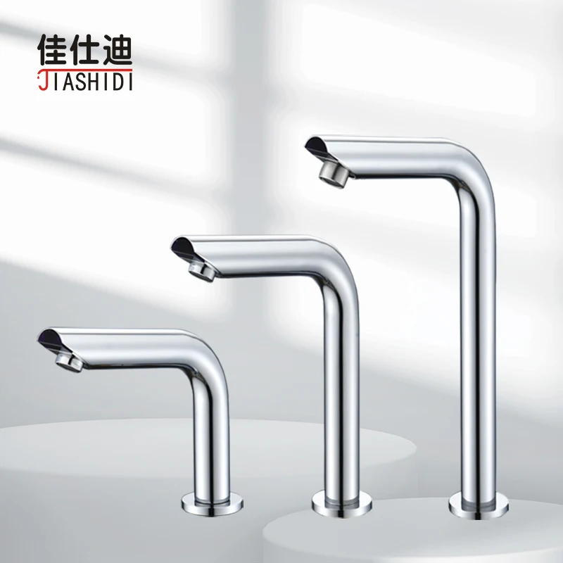 

Bathroom Faucet Smart Sensor Basin Faucet Automatic Touch Free Infrared Tap Touchless Hot Cold Water Mixer Single Hole Sink Taps