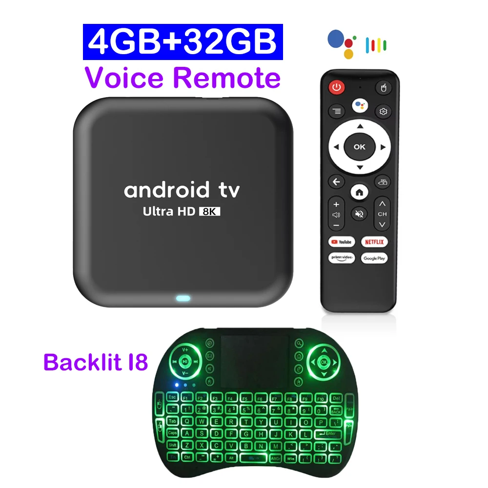 Q18 8K RK3518 Smart TV Box Android 16 Google Assistent BT6.0 Ram 4GB 8GB Rom 64GB 128GB 256GB Wifi 5G Mediaspeler Set Top Box