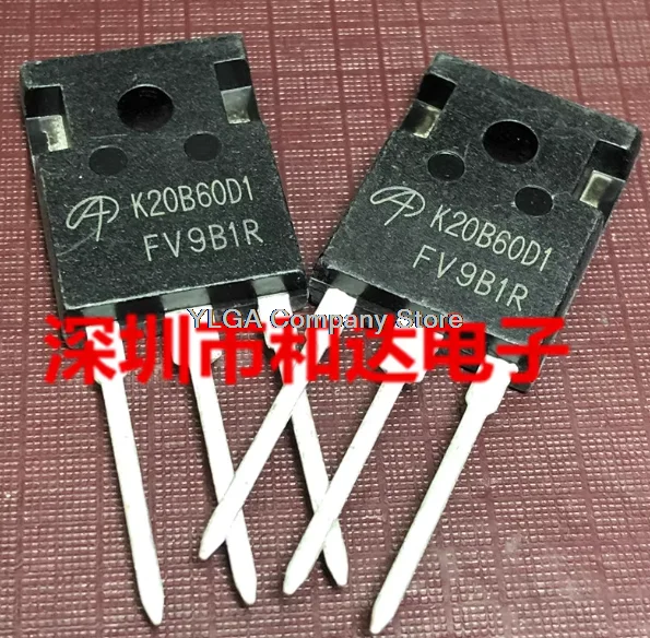 K20B60D1 AOK20B60D1 warehouse stock TO-247 600V 40A physical shooting      10PCS