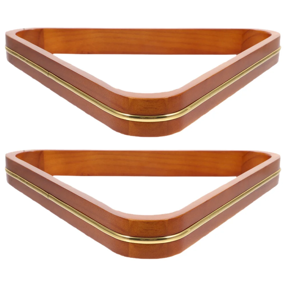 

2 шт., стойка для штатива для снукера, деревянная треугольная рамка, прочный органайзер для шаров для бассейна, кронштейн для хранения бильярда, стойка для бильярдного стола