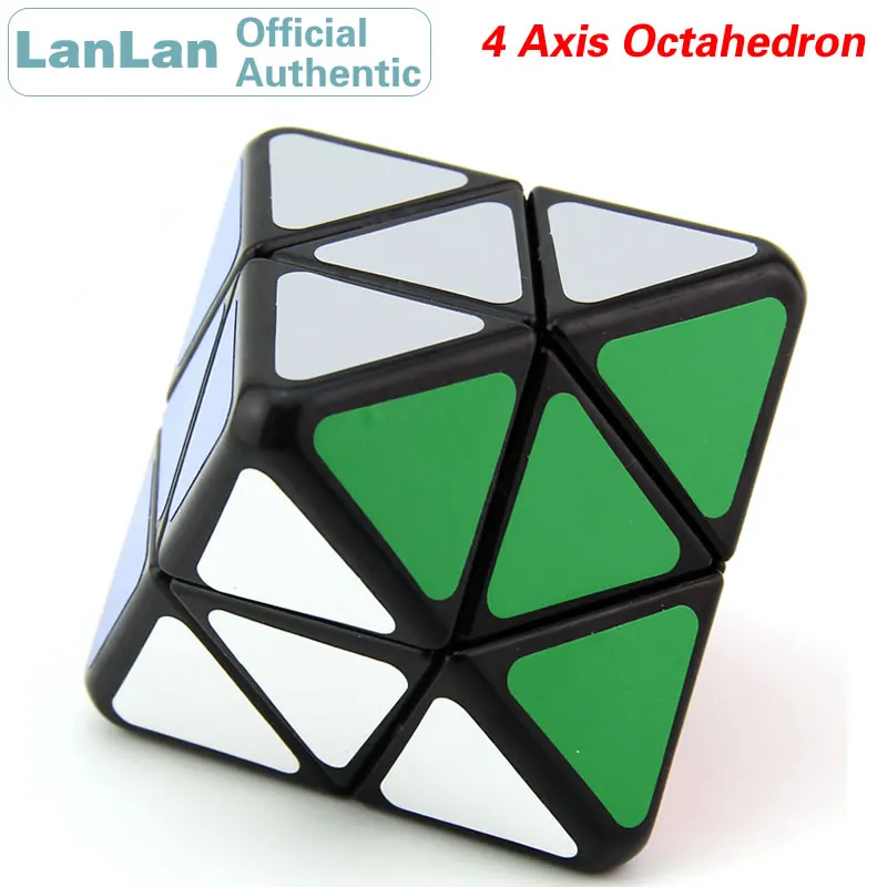 LanLan 4 Axis Octahedron Magic Cube Professional Neo Speed Puzzle Antistress Educational Toys For Children