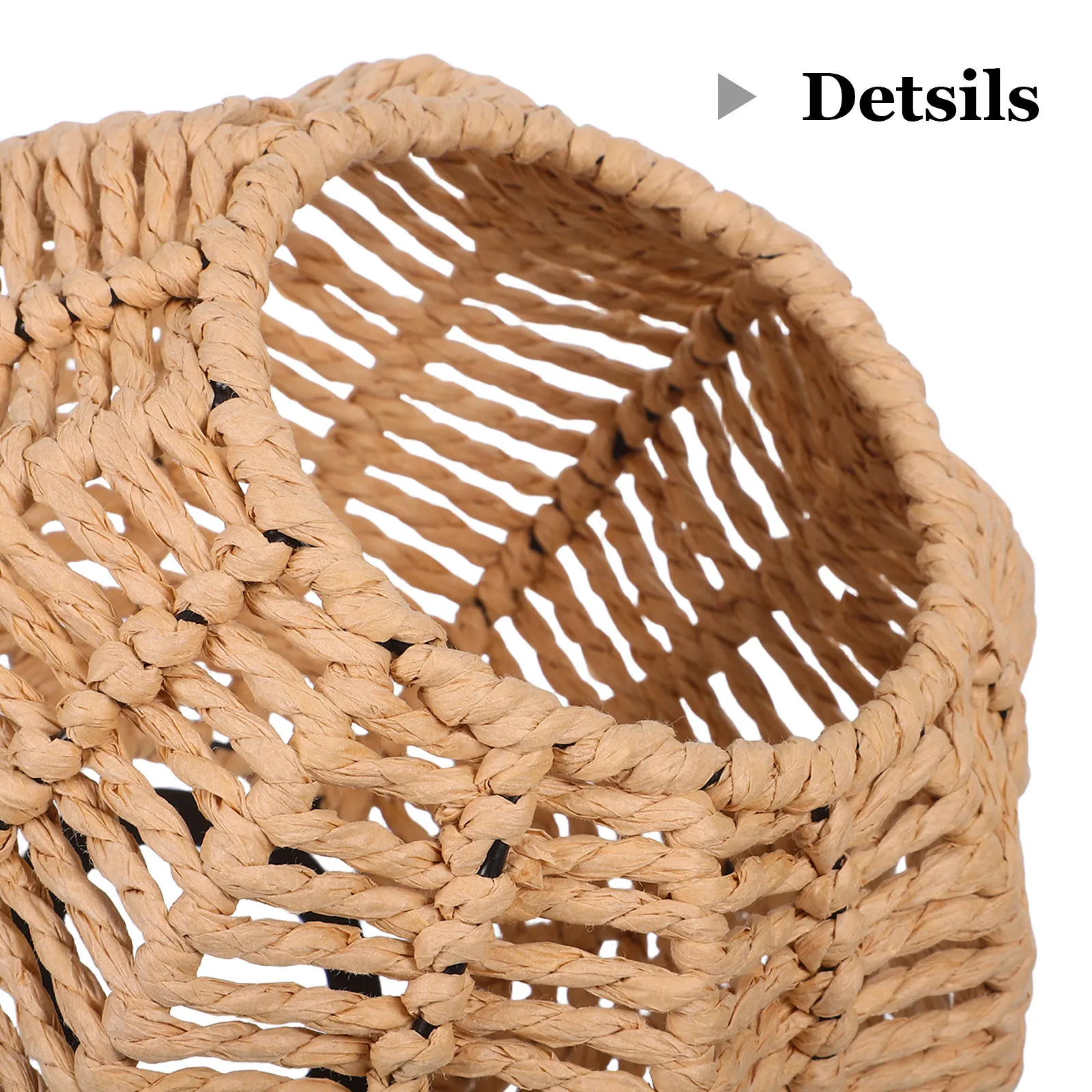 Hand-woven Lampshade Ceiling Light Replacement Fixture Boho Hanging Shades Bathroom
