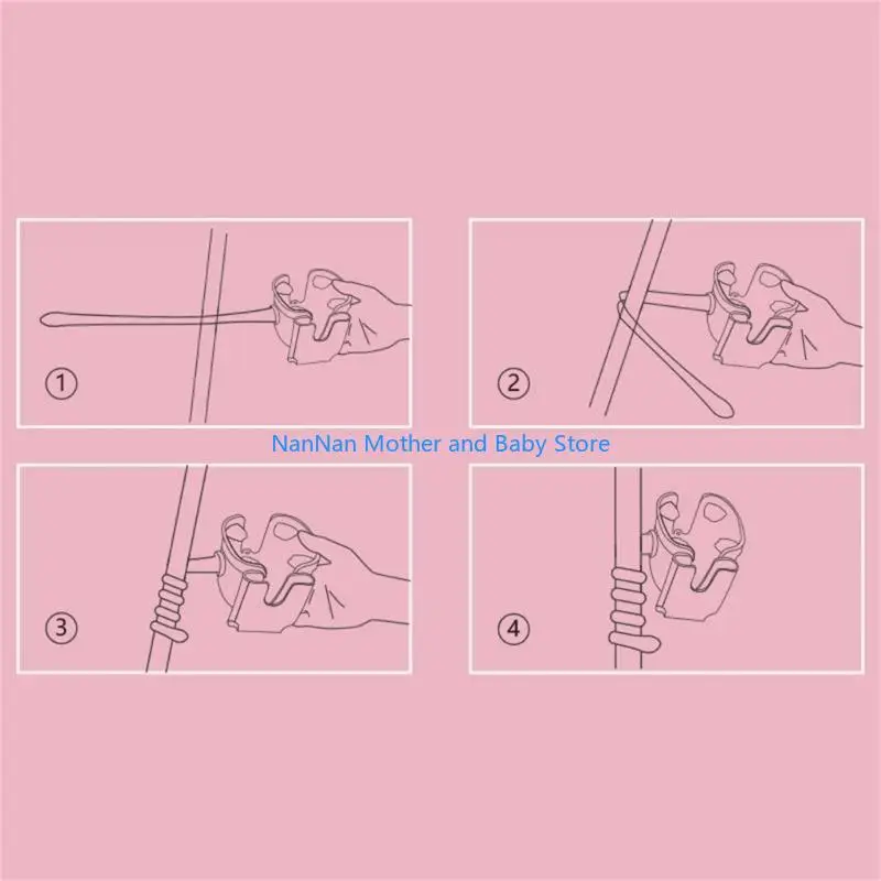 

2in1 BuggyPushchair Drink Beverage Holder Bottle Organiser for Stroller Walker