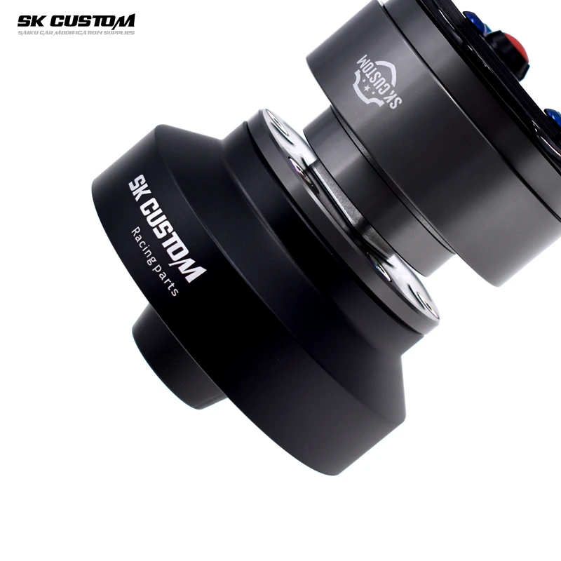 SK CUSTOM For BMW 3 Series E46 X3 E83 Steering Wheel Short Hub Adapter Al alloy Steering Wheel Base Boss Hub Tuning Accessories