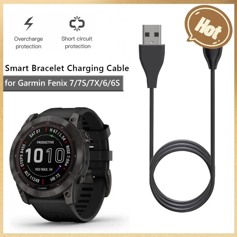 1m/17cm Magnetic Charging Cable Accessories Micro USB Type-C Smart Watch Charger Cord Charger Cord for Garmin Fenix 7/7S/7X/6/6S