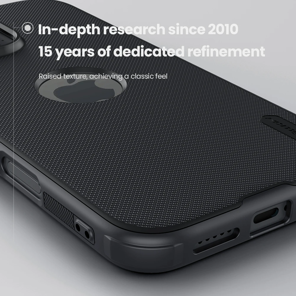 Nillkin For iPhone 16 Pro Max / 16 Pro Case Hard PC Super Frosted Pro With LOGO Cutout Back Cover Protection Case