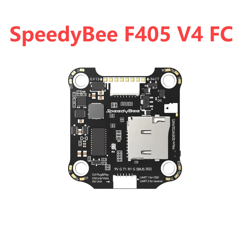 SpeedyBee FPV 프리스타일 드론용 비행 컨트롤러, DIY 부품, F405 V3/V4, 3-6S, 30x30mm F405 스택, BLHELIS 50A/55A, 4 인 1 ESC