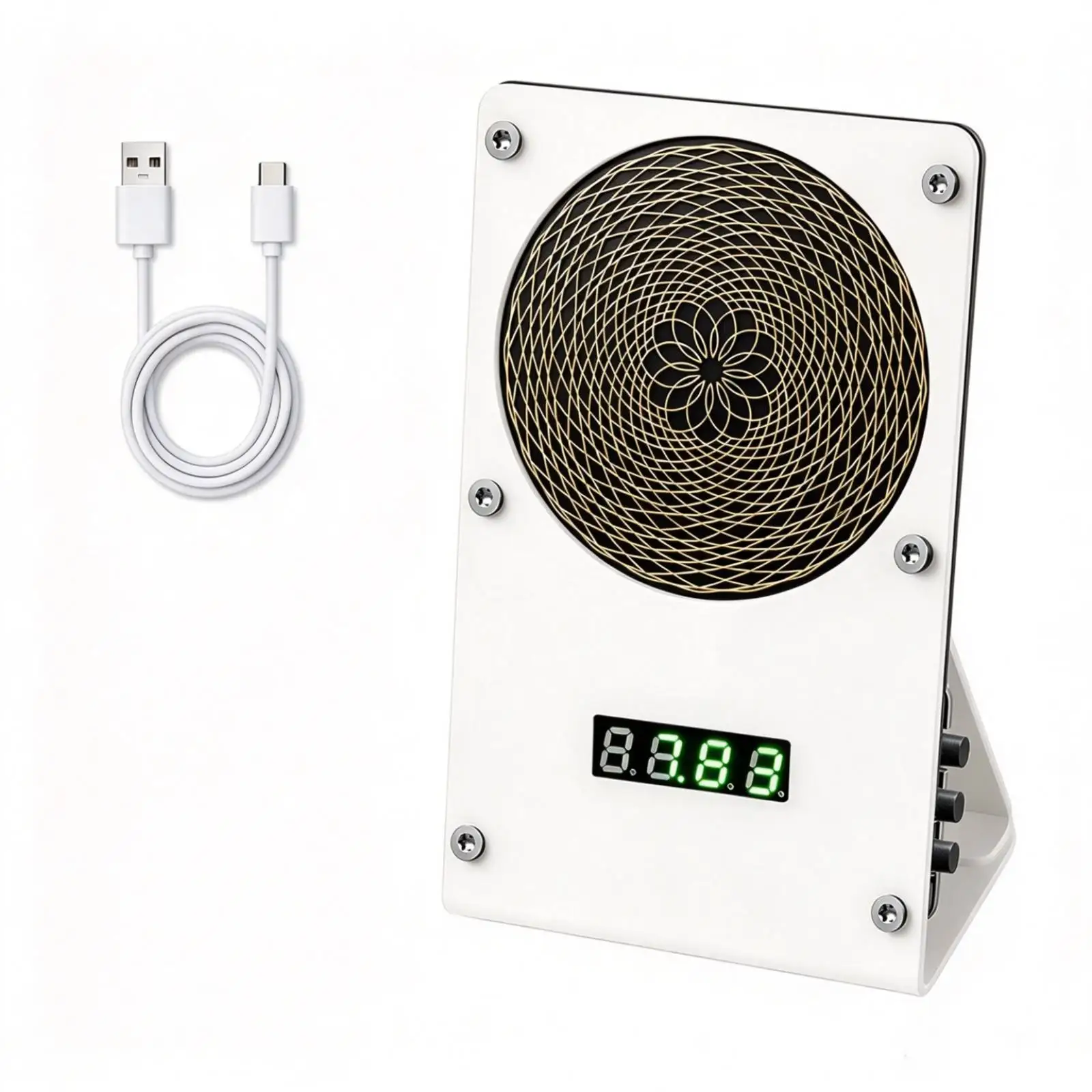 Desktop Schumann Resonance Generator Sine Wave Adjustable 0.01-9999Hz Type-C 5V Signal Source