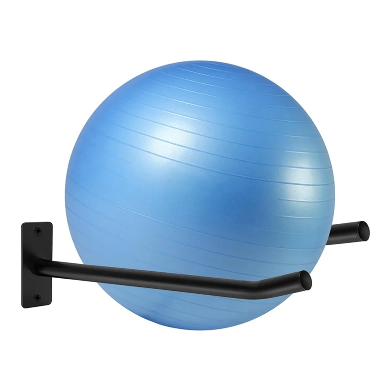 Wall Rack for Exercise Ball, Medicine Ball Holder, Gym Garage Storage, Yoga Ball, Balance Ball, Stability Ball, Basketball