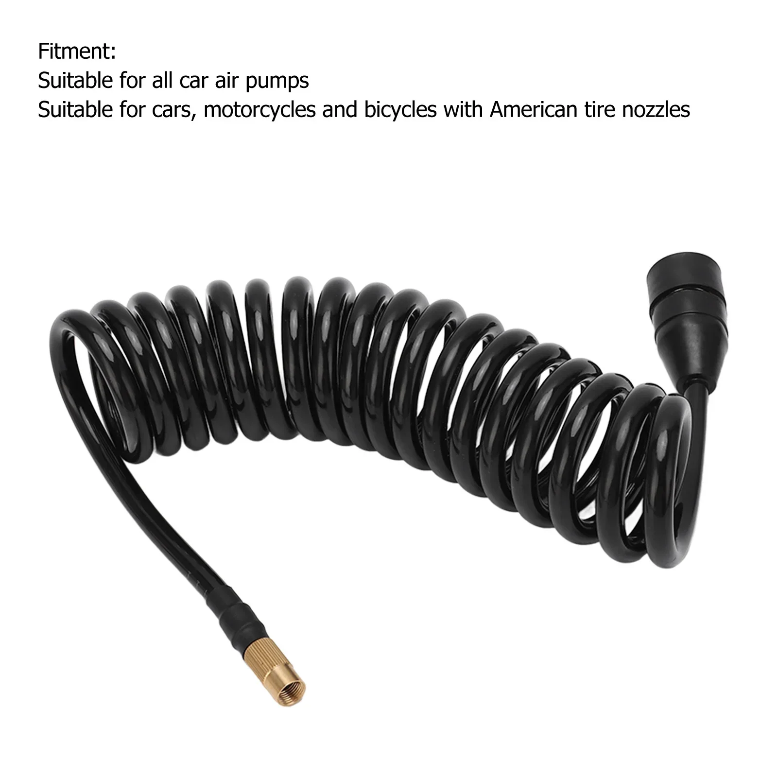 Car Air Pump Hose 9.84ft Inflator Extension Tube PS20 Female Plug for American Tire Nozzle Car Motorcycle Air Compressor Hose