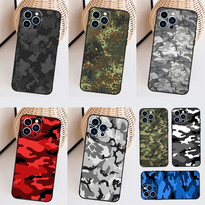 

Army Camo Camouflage Case For Xiaomi Redmi Note 11 10 9 12 13 14 Pro 11S 12S Cover For Redmi 15 10C 13C 12C 14C