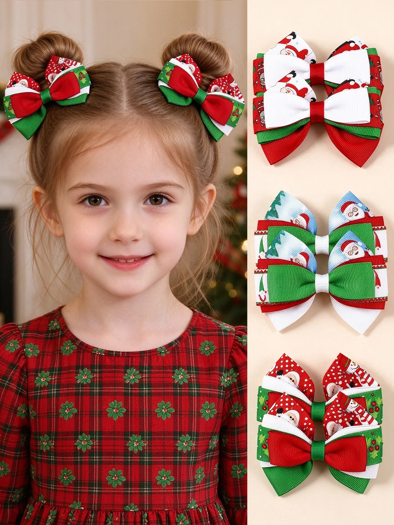 36-pinces-a-cheveux-avec-nœuds-de-noel-scintillants-motifs-de-pere-noel-et-de-neige-epingles-a-cheveux-pour-filles-accessoires-de-fete-coiffures-pour-enfants-accessoires-pour-cheveux