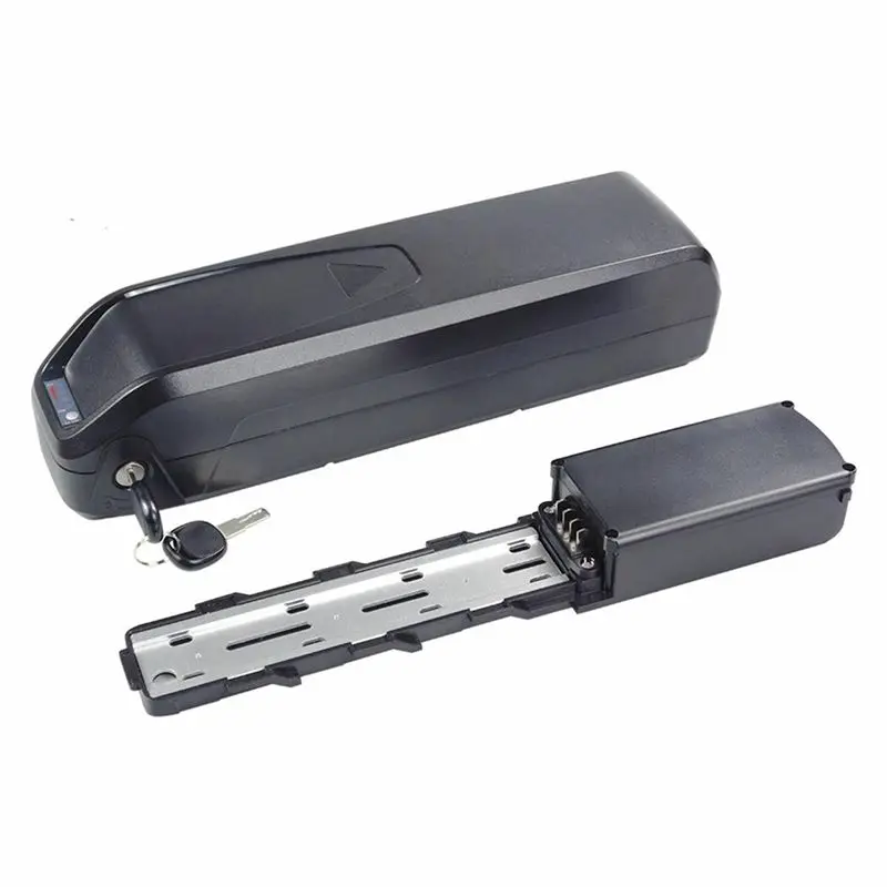 AEF2-Para piezas de repuesto de bicicleta eléctrica OUXI V8 - Soporte de montaje de base de batería con riel de 4 pines y conector XT60