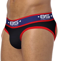 Brand Sexy Mens Jockstraps Backless Underwear Penis Jock Strap Man Thongs G-Strings Gay Men Underwear shorts Men Jockstraps