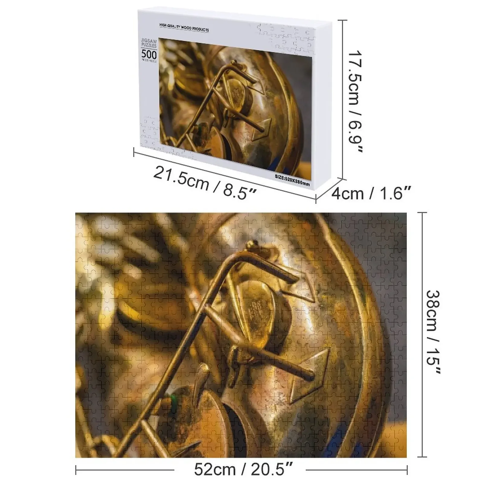 Jazz saxofone quebra-cabeça madeira foto nome personalizado brinquedos personalizados quebra-cabeça