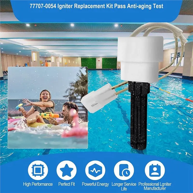 [NEW!ABKG】 Fits For Pentair Sta-Rite Max-E-Therm Mastertemp Pool And Spa Heaters 77707-0054 Igniter Pool Heater Replacement Kit