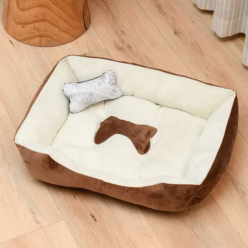 for 2025 XL Luxury Rectangular Outdoor Travel Dog Bed High Quality Portable Solid Pattern Camping Antibacterial Quick Drying