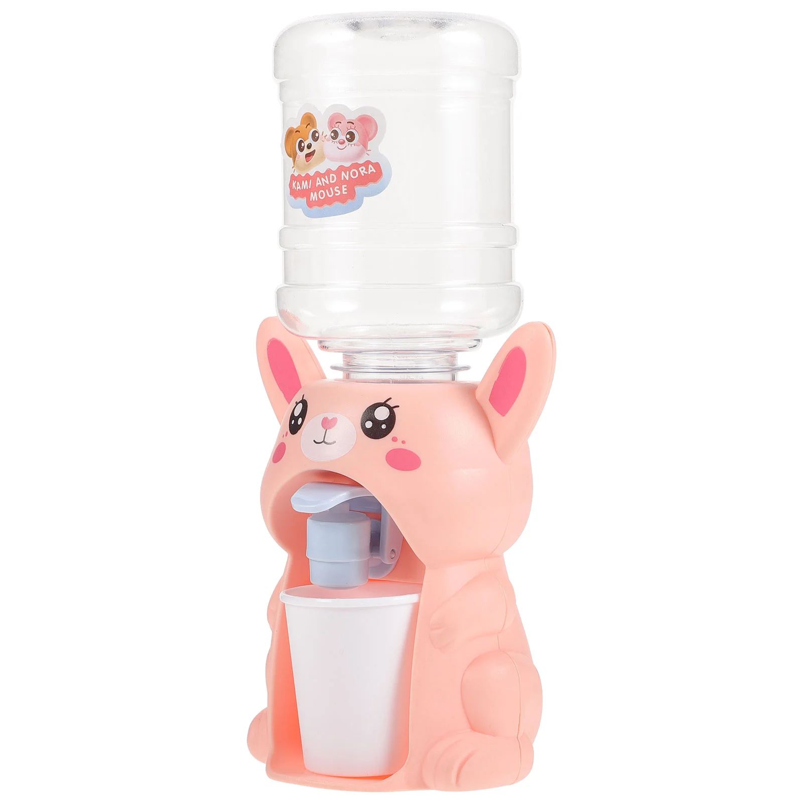 Simulation Water Dispenser Kids Gift Toy Rabbit Drink Machine Cartoon Miniature Pretend Play