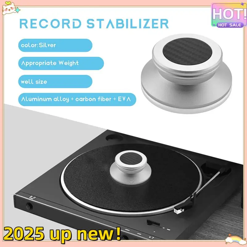 Stabilizzatore di peso con registrazione dalla trama delicata con cuscinetto protettivo morbido per profilo del giradischi disco LP in vinile HiFi
