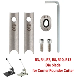 Die Blade For Corner Rounder Cutting Machine R3 R4 R6 R7 R8 R10 R13 Manual Cutting Fillet Machine Hand Tools Accessories