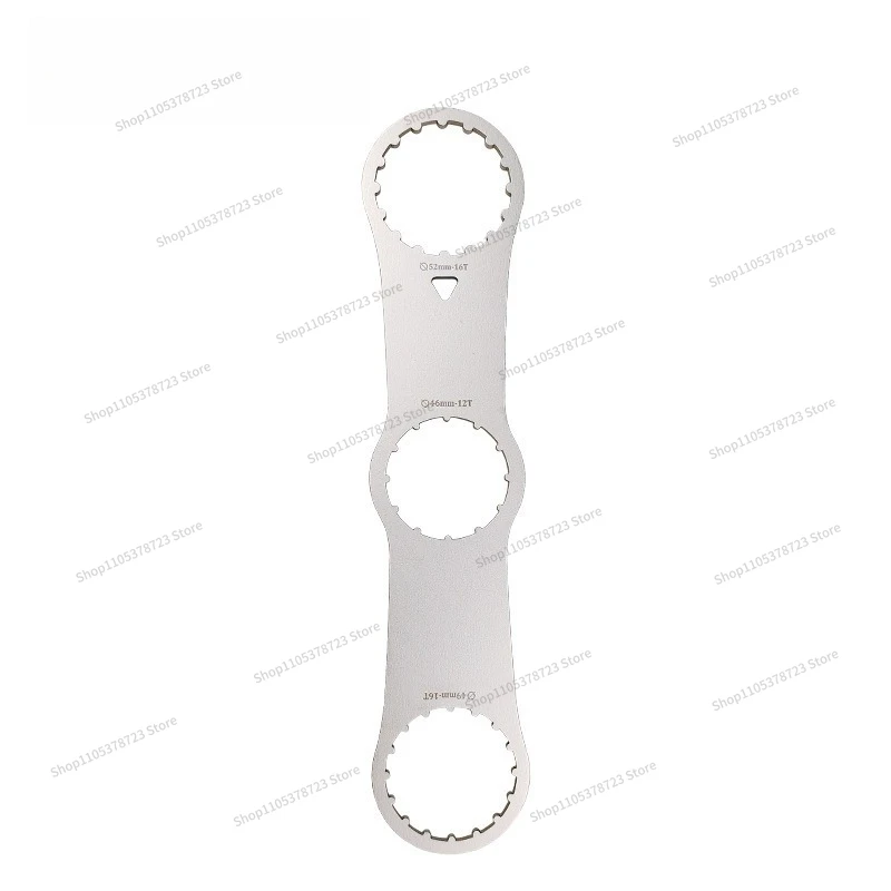 For Bicycle, Multifunctional Center Shaft Wrench, Hollow Integrated Center Shaft Removal and Installation Tool 2 Pack