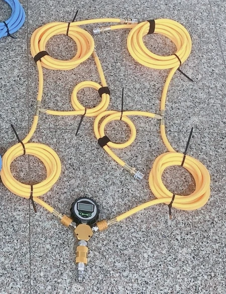 

4-Way tire inflation and deflation system with new spool valve tire chart