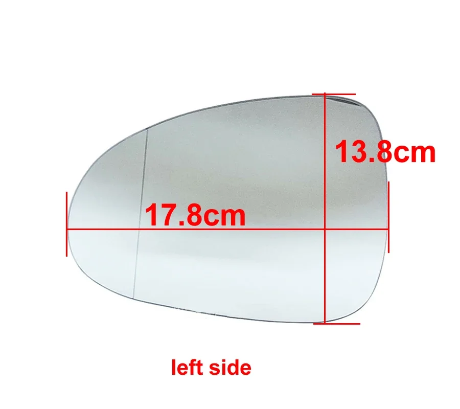 Lens with Heating For Volkswagen VW Touareg 2011-2018 Car Accessories Exteriors Part Side Rearview Mirror Reflective Glass