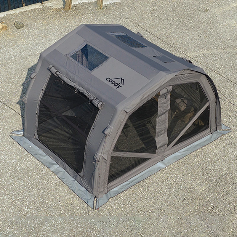 

10.0 Pro Air Tent-Gray China Factory 2-4 Person Waterproof Breathable Portable Inflatable Family Camping Tent For OutdoorATV&UT