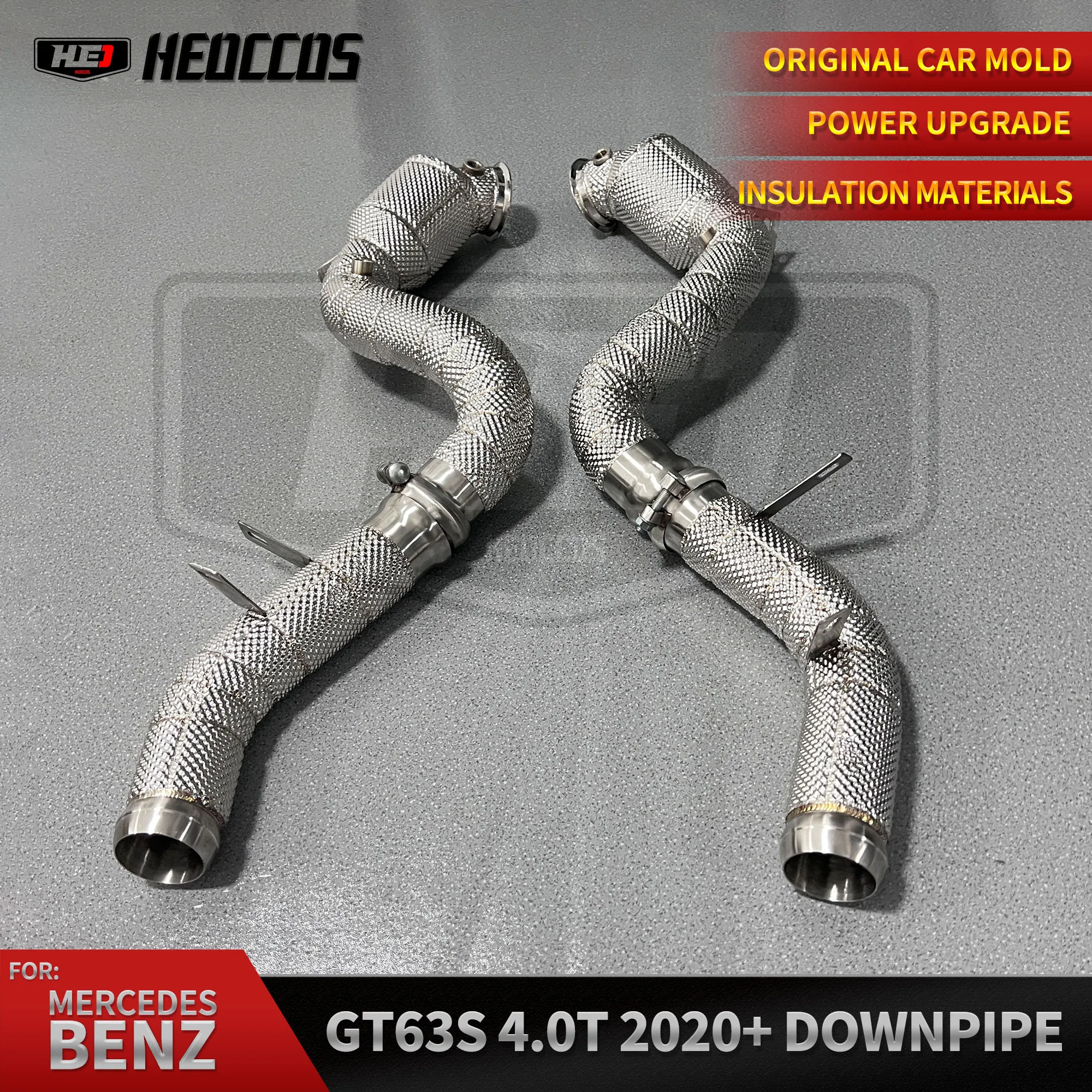 

HEO Downpipe For Mercedes-benz Amg Gt63/gt63s/gtr/gt-r/gts/gt-s 4.0t Stainless Steel Exhaust Downpipe