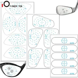 Nieuwe Professionele Golf Impact Tape Etiketten Stickers Driver Iron Putters Bal Raken Recorder Training Aids Drop Shipping