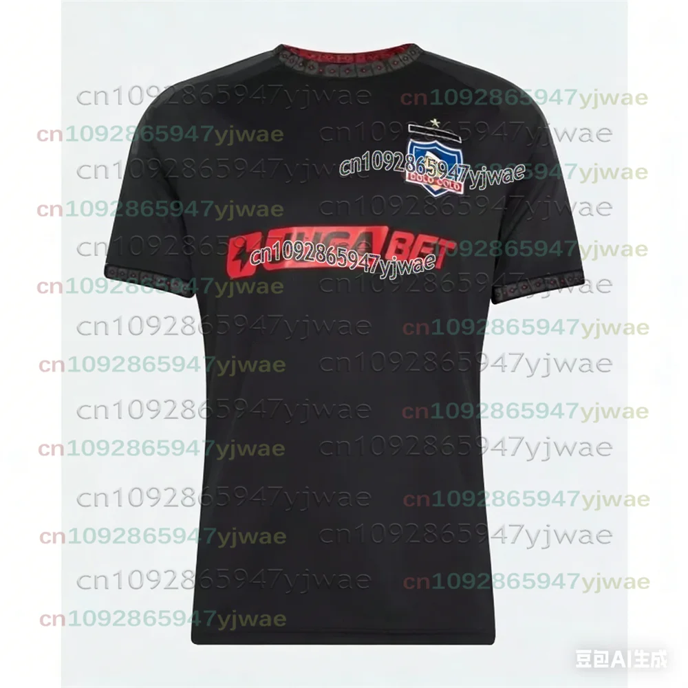 New 2026 Colo Colo Away Football Jersey Unisex Summer Breathable Quick Dry Lightweight Sports T-shirt Fashion Streetwear Kid Top