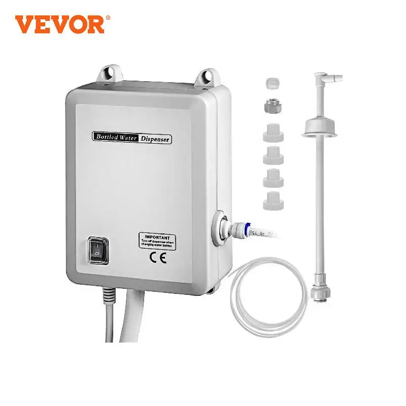 VEVOR Bottled Water Dispensing Pump System High Flow Bottled Water Pump with Single Inlet for Home Kitchen Office Bar cafes