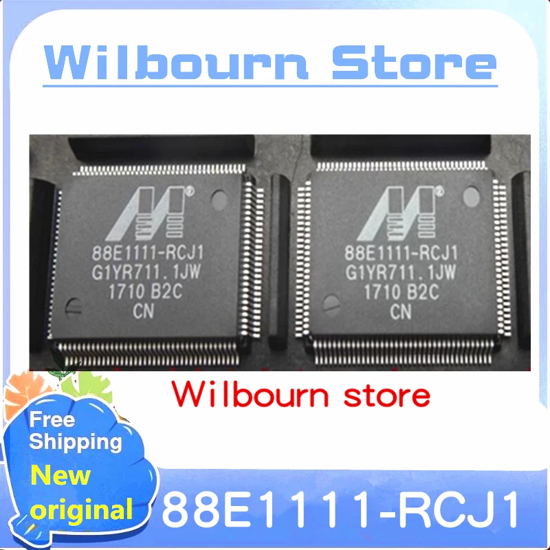 

5PCS~20PCS/LOT 88E1111-RCJ1 88E1111-B2-RCJ1C000 QFP128 New original